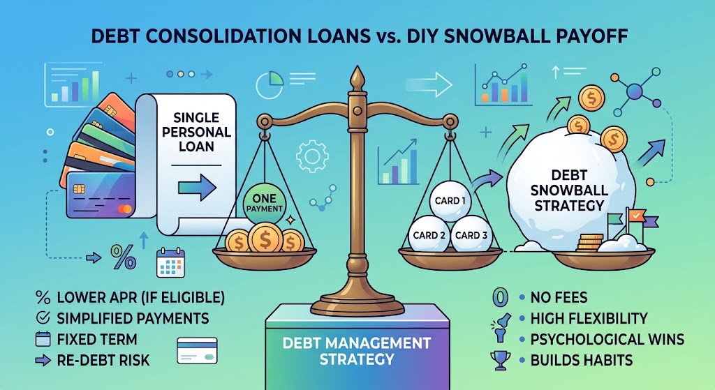 Debt Consolidation Loans vs. DIY Payoff: Which Path Is Right for You?